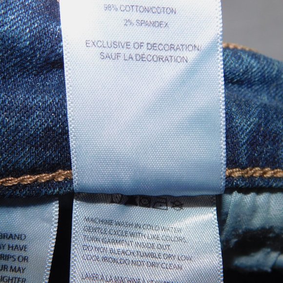 LUCKY BRAND Mens 34 x 32 straight Denim Blue Jeans - Picture 6 of 11